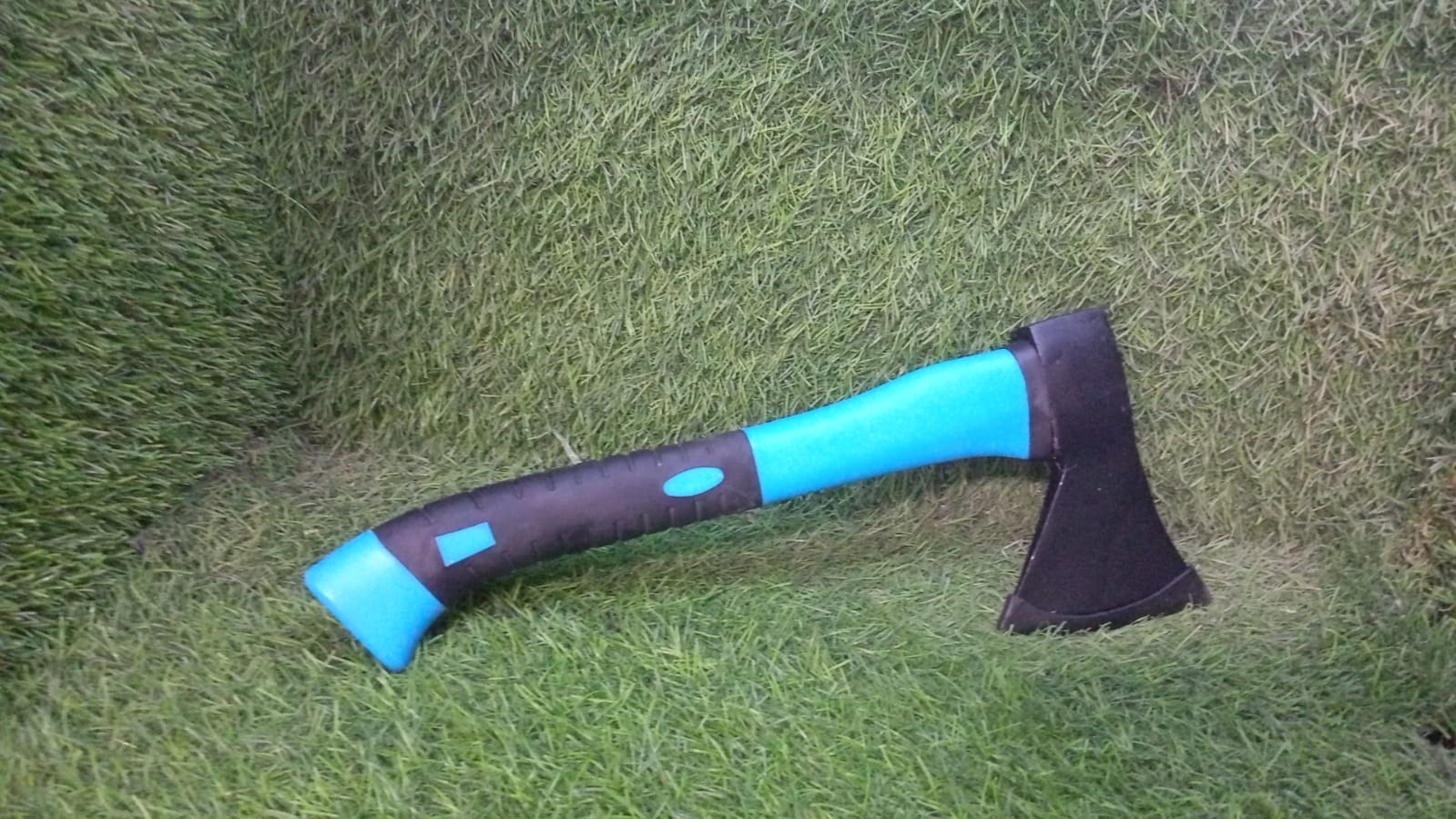 0641b Gardening Tools 787Gm Hatchet Axe Fiberglass Body Rubberized Handle Wood Cutting Axe, Camping Axe, Safety Axe 0641b Gardening Tools 787Gm Hatchet Axe Fiberglass Body Rubberized Handle Wood Cutting Axe, Camping Axe, Safety Axe